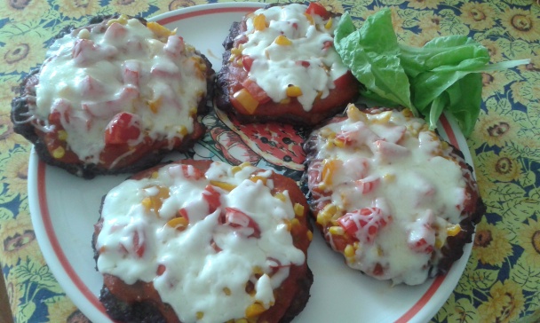 Pečená obložená hovädzia placka (fotorecept) - obrázok 5