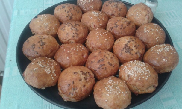 Slané syrové žemličky (fotorecept) - obrázok 5