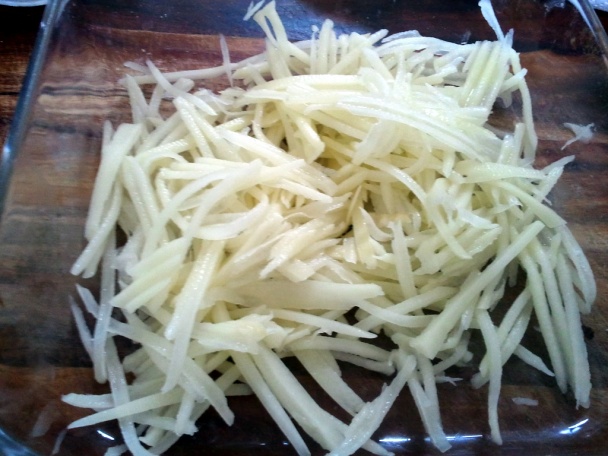 Zemiakové rezance -  Qing jiao tu dou si - obrázok 1