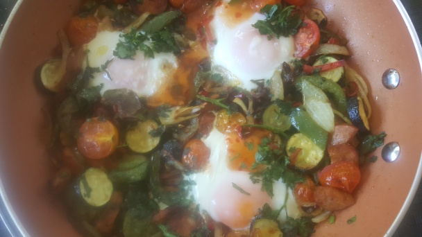 Zelenina s vajíčkom  - obrázok 1