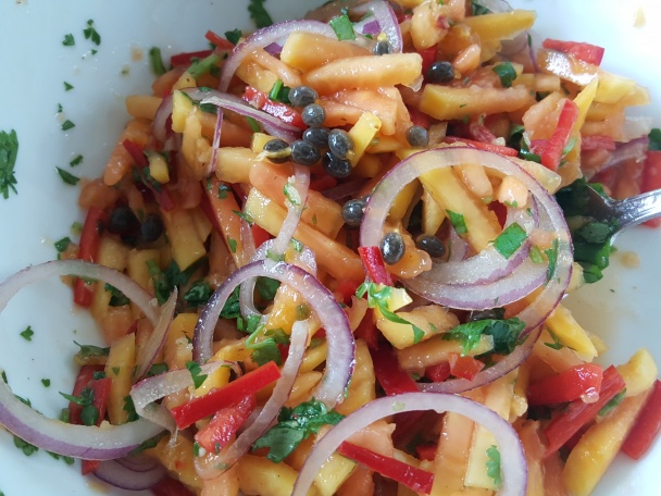 Karibský papájový šalát (fotorecept) - obrázok 2