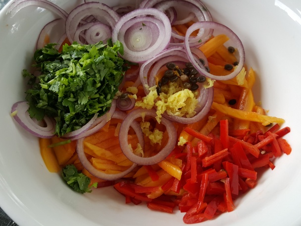 Karibský papájový šalát (fotorecept) - obrázok 1