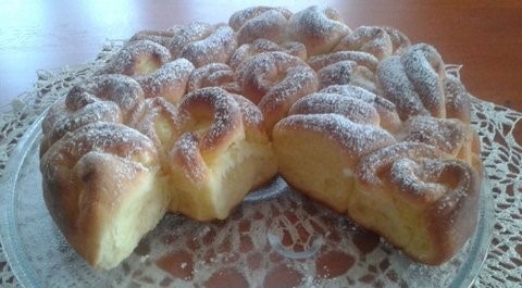 Trhaná tvarohová brioška - obrázok 4