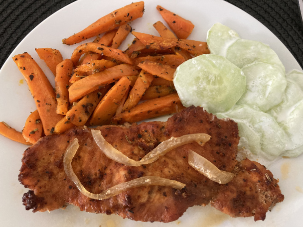 Pečené bravčové mäso s hranolčekmi z tekvice Hokkaido - obrázok 7