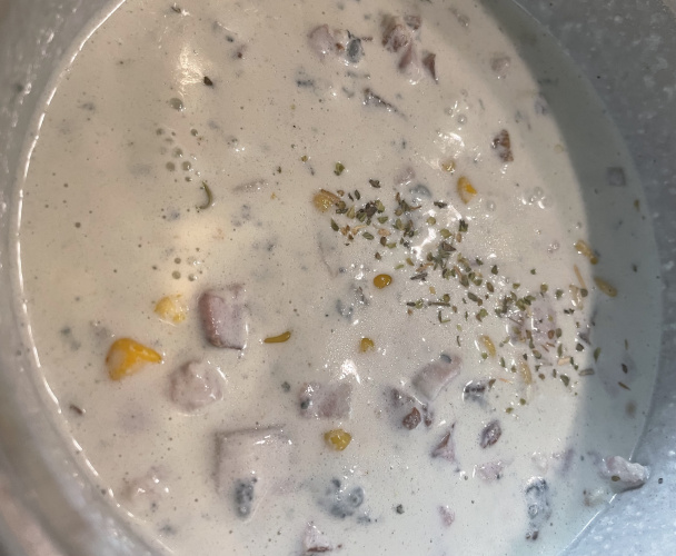 Niva cestoviny so slaninkou a s kukuricou - obrázok 3