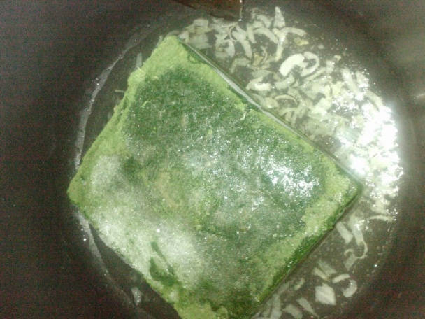 Špenát, volské oko a varené zemiaky - obrázok 1