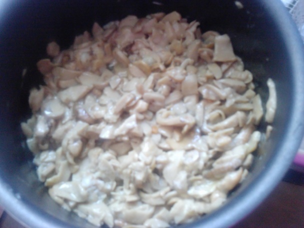 Syrová dubáková omáčka so špagetami - obrázok 1