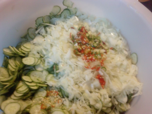 Pikantný uhorkový šalát a čalamáda (fotorecept) - obrázok 3