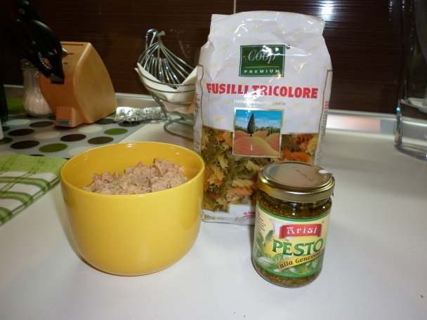 Cestoviny s pestom a sójovým mäsom - obrázok 3