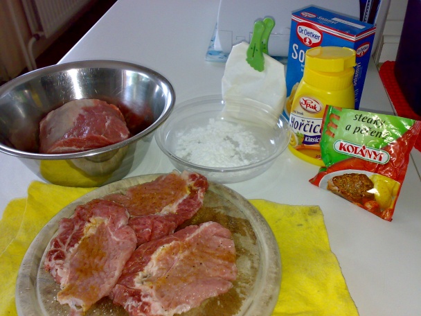 Rýchla večera - karé s cestovinou (fotorecept) - obrázok 1