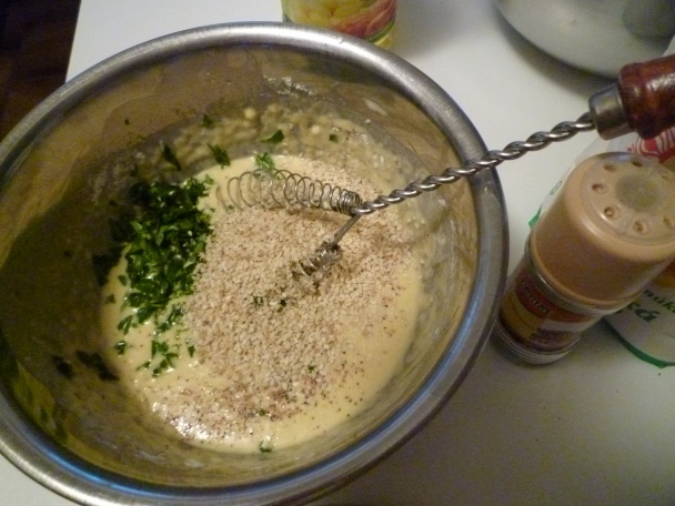 Cukinovo-sezamové placky (fotorecept) - obrázok 4