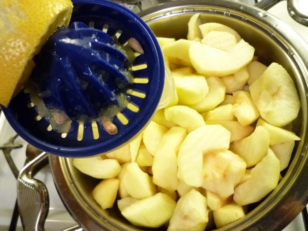 Jablká do koláča  - postup  (fotorecept) - obrázok 1