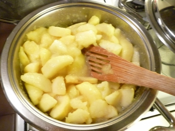 Jablká do koláča  - postup  (fotorecept) - obrázok 3