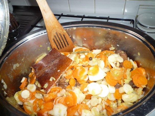 Sviečková s mäsom v kávovej marináde (fotorecept) - obrázok 7