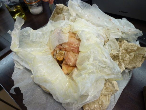 Kura pečené obalené v hline (fotorecept ) - obrázok 9