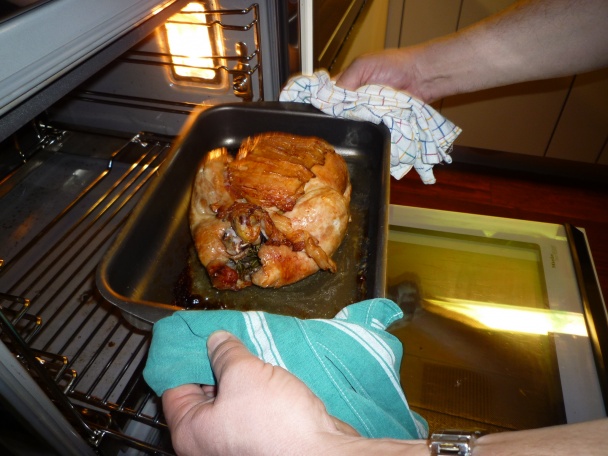 Kura pečené obalené v hline (fotorecept ) - obrázok 12