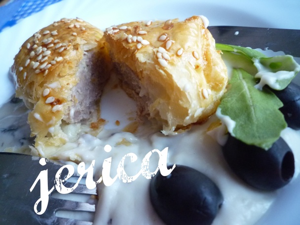 Mleté mäso v lístkovom cestíčku (fotorecept) - obrázok 12