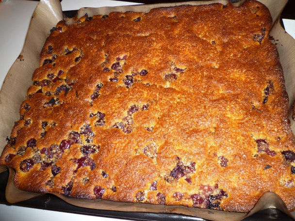 Ovocný koláč  s čerešňami (fotorecept) - obrázok 11