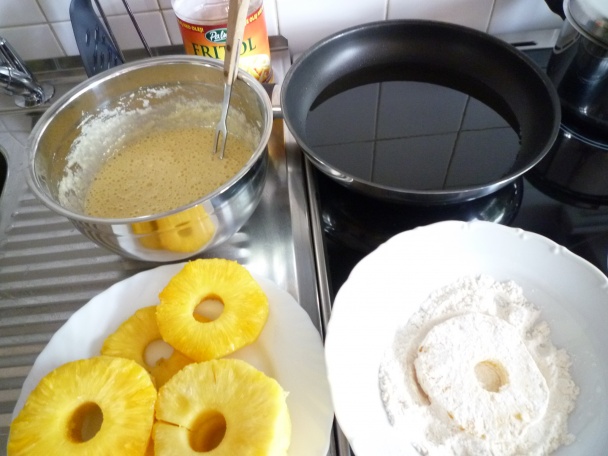 Vyprážané ANANÁSOVÉ kolieska (fotorecept) - obrázok 9