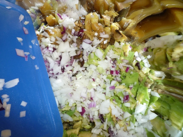 AVOCÁDO - BAKLAŽÁNOVÝ šalát (fotorecept) - obrázok 5