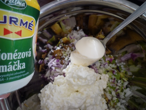 AVOCÁDO - BAKLAŽÁNOVÝ šalát (fotorecept) - obrázok 7