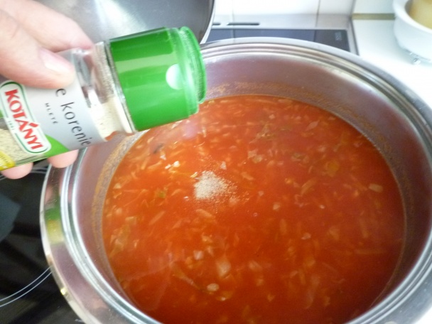 Paradajková kapusta - polievka (fotorecept) - obrázok 16