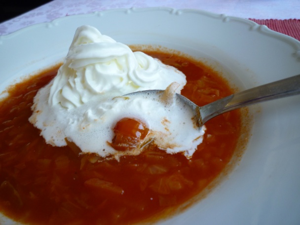Paradajková kapusta - polievka (fotorecept) - obrázok 18