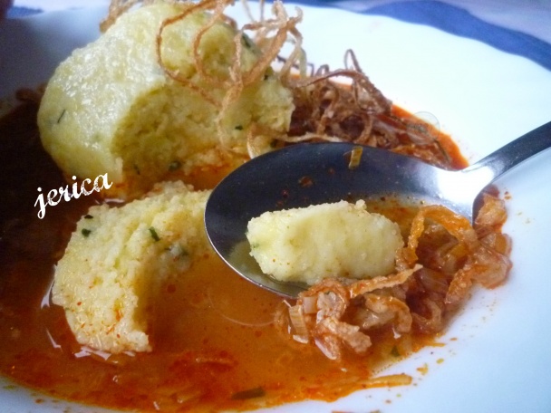 Polievka so zemiakovým knedlíkom - krízová (fotorecept) - obrázok 12