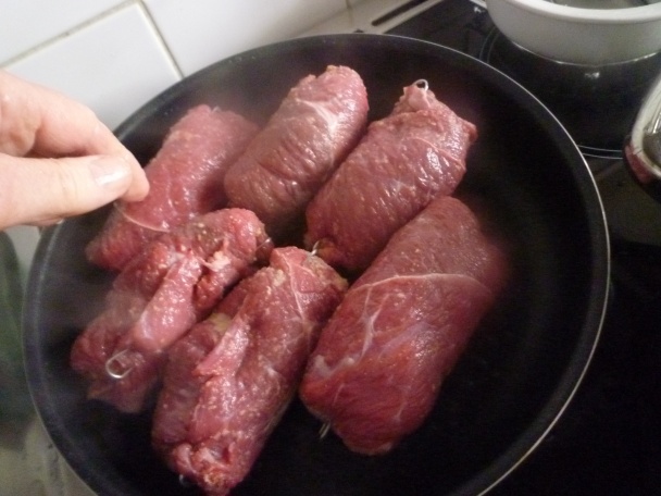 Hovädzie vtáky na víne (fotorecept) - obrázok 10