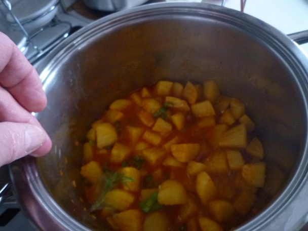 POLIEVKA  z vývaru špenátových gúľ (fotorecept) - obrázok 11