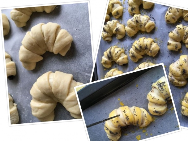 Plnené pruhované rohlíčky Krútňava (fotorecept) - obrázok 6