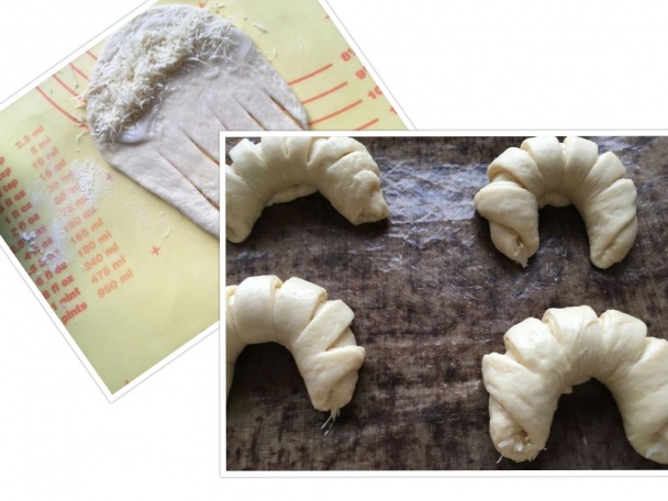 Plnené pruhované slané rohlíčky Vršatec  (fotorecept) - obrázok 4