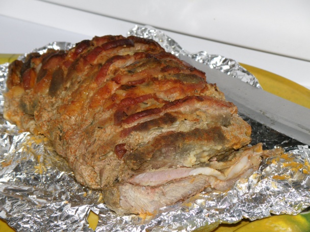 Plnený bravčový chrbát (fotorecept) - obrázok 1