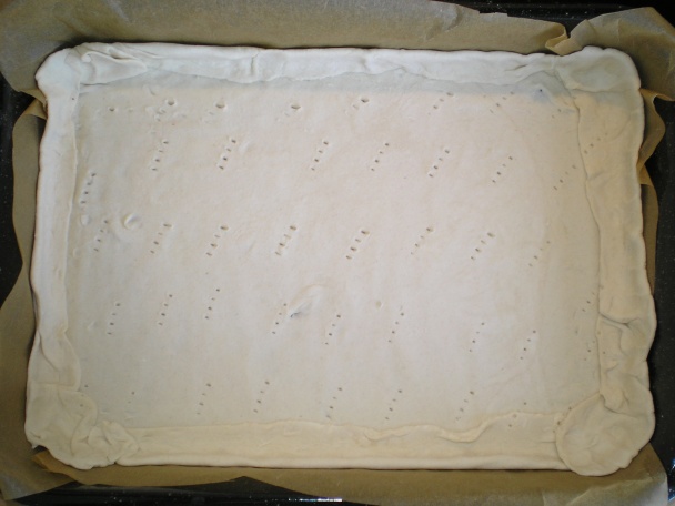 Slaný syrový koláč  - obrázok 1