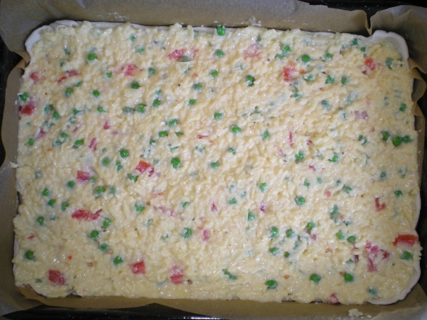 Slaný syrový koláč  - obrázok 6