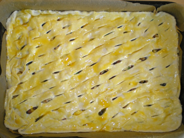 Slaný syrový koláč  - obrázok 9