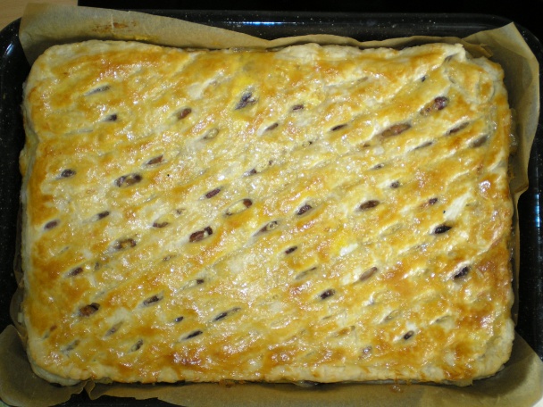 Slaný syrový koláč  - obrázok 10