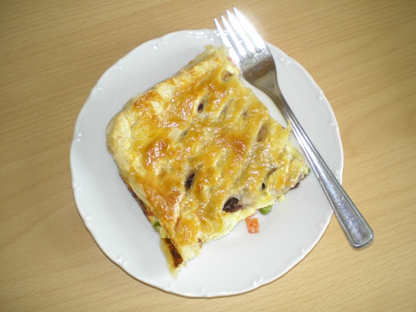 Slaný syrový koláč  - obrázok 11