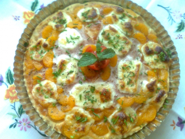 Pizza s mandarínkami - obrázok 3