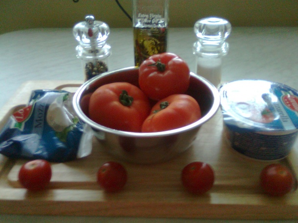 Šalát rajčiny a mozarella-Caprese (fotorecept) - obrázok 1