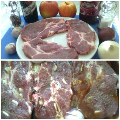 Pečená krkovička na čiernom pive (fotorecept) - obrázok 1