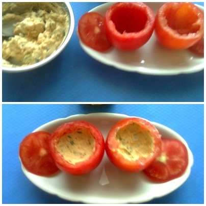 Zapekané rajčinové hrnčeky (fotorecept) - obrázok 2