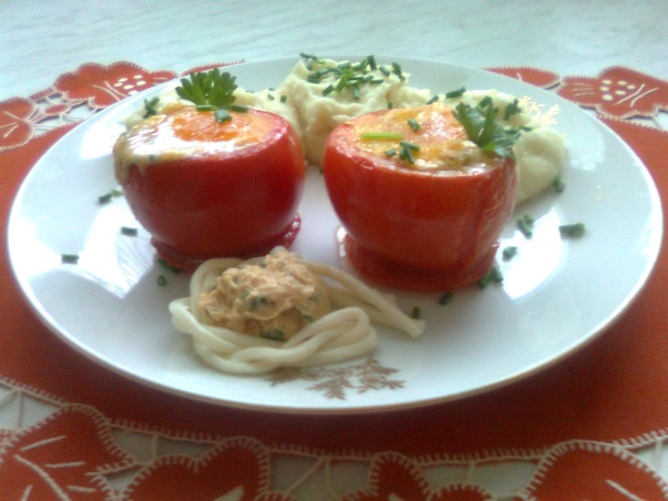 Zapekané rajčinové hrnčeky (fotorecept) - obrázok 5