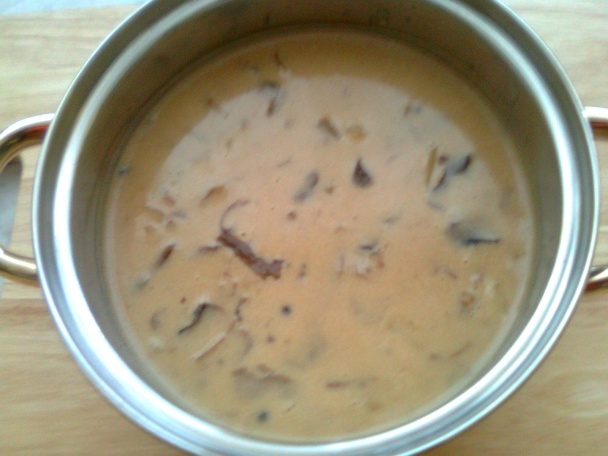 Hubová polievka s čiapočkou (fotorecept) - obrázok 2