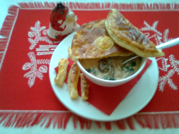 Hubová polievka s čiapočkou (fotorecept) - obrázok 4