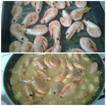 Krevety s vanilkovo-vínno-kokosovou omáčkou (fotorecept) - obrázok 4