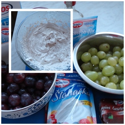 Gaštanová torta s hroznom (fotorecept) - obrázok 3