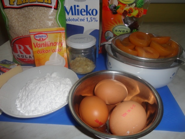 Ryžový nákyp s marhuľami a mandľami (fotorecept) - obrázok 1