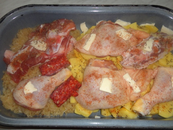 Všeličo na sudovej kapuste-eintopf - obrázok 2