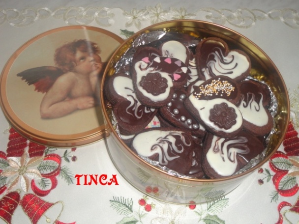 Kakaové srdiečka mramorované (fotorecept) - obrázok 7